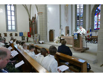 Feier der 1. Heiligen Kommunion in Sankt Crescentius (Foto: Karl-Franz Thiede)